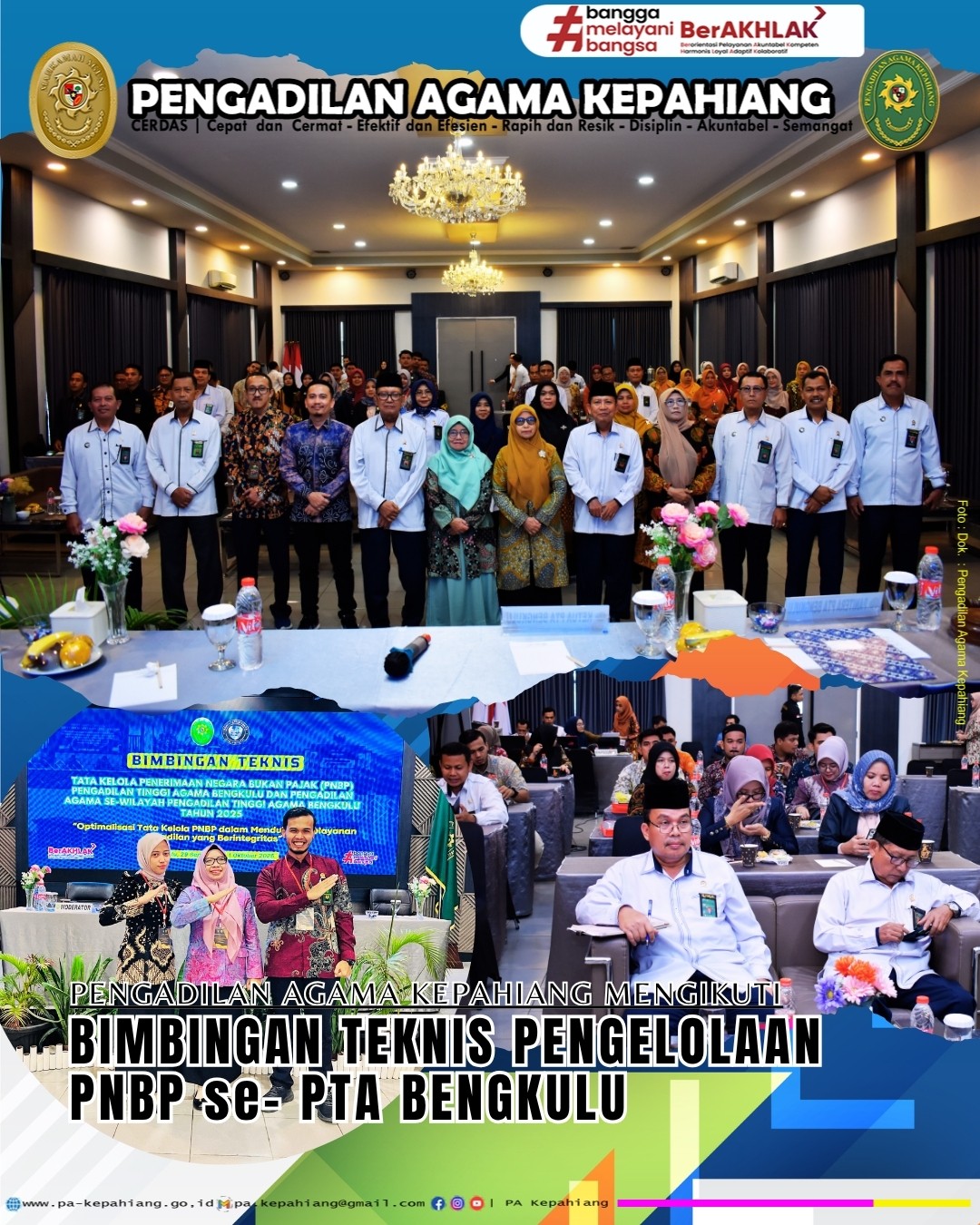 Bengkulu, 1 Oktober 2025 - Pengadilan Agama Kepahiang mengikuti kegiatan Bimbingan Teknis (Bimte.jpg