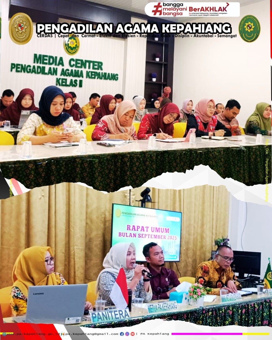 Kepahiang, 11 September 2025 – Pengadilan Agama Kepahiang melaksanakan Rapat Umum Bulanan bertem (1).jpg