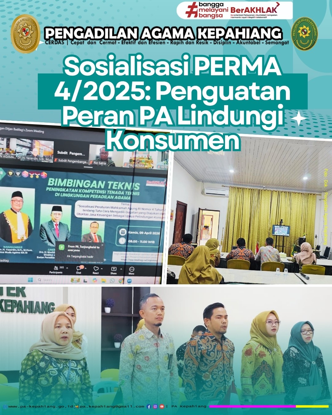 Pada hari Kamis, 9 April 2026, bertempat di Media Center, Ketua, Wakil Ketua, hakim, dan para te.jpg