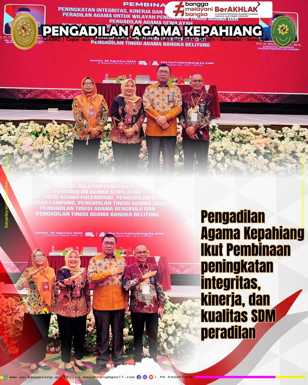Palembang, 28 Agustus 2025 -Pengadilan Agama Kepahiang mengikuti kegiatan pembinaan dalam rangka.jpg