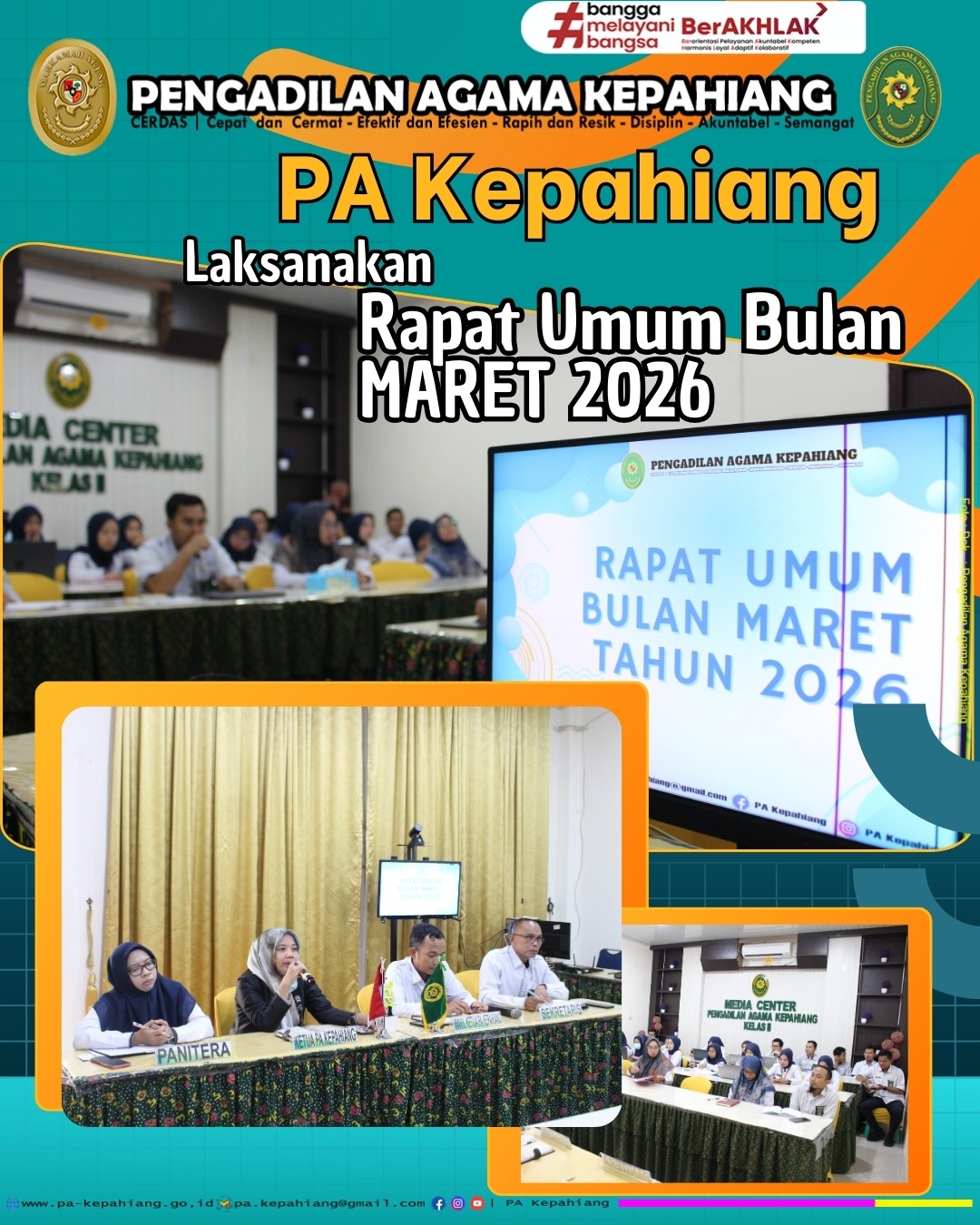 Pengadilan Agama Kepahiang melaksanakan Rapat Umum pada Selasa, 3 Maret 2026, bertempat di Media.jpg