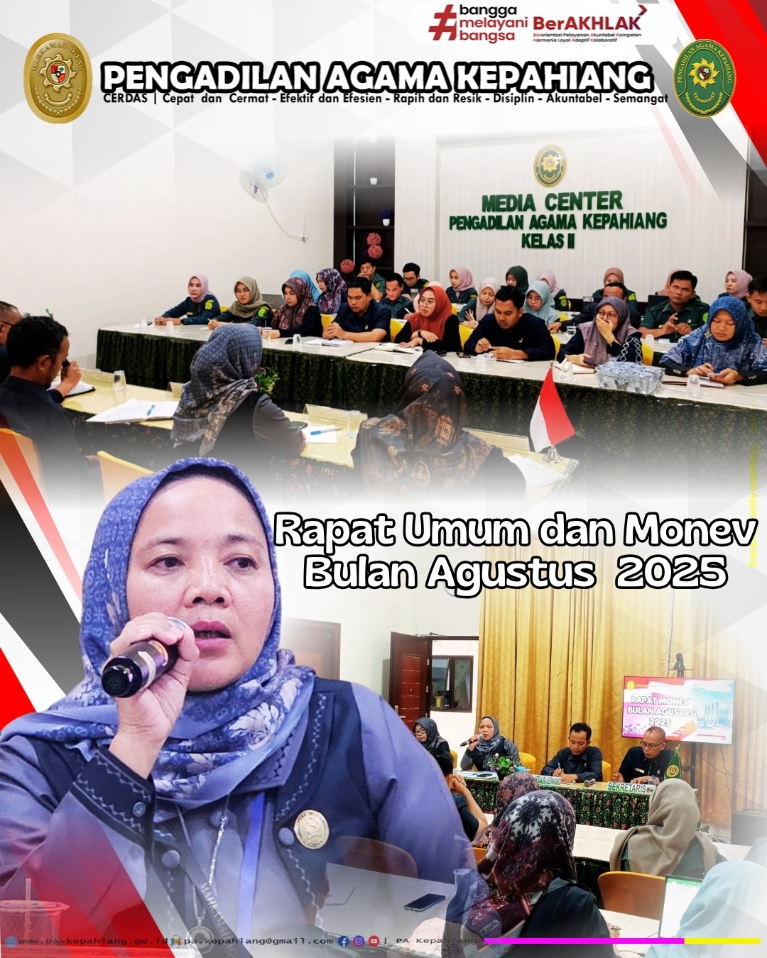 Rabu, 6 Agustus 2025 - Pengadilan Agama Kepahiang melaksanakan Rapat Umum dan Monitoring Evaluas.jpg