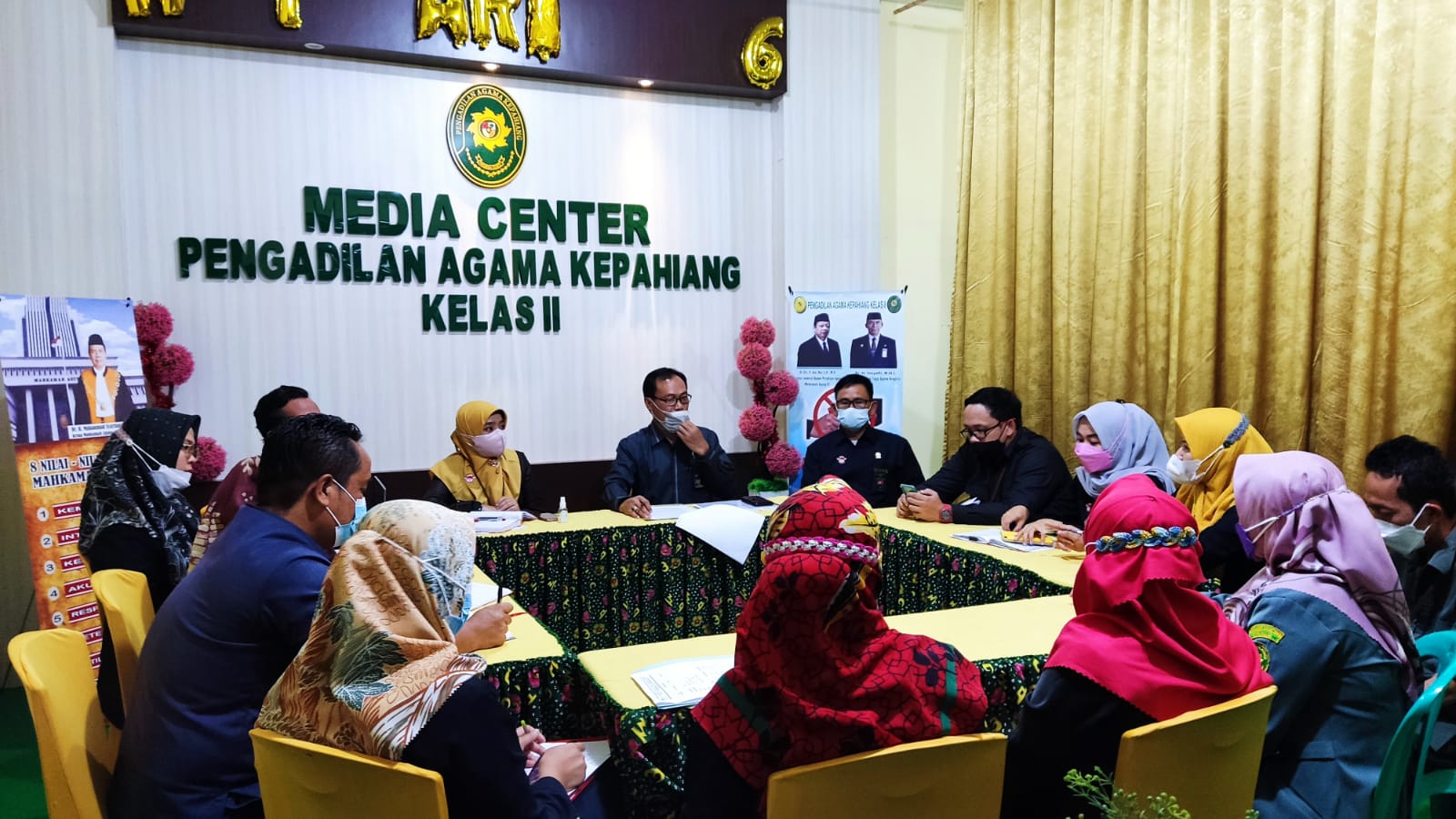Rapat evaluasi SIPP Ecourt dan Sosialisasi SE No.2 Badilag