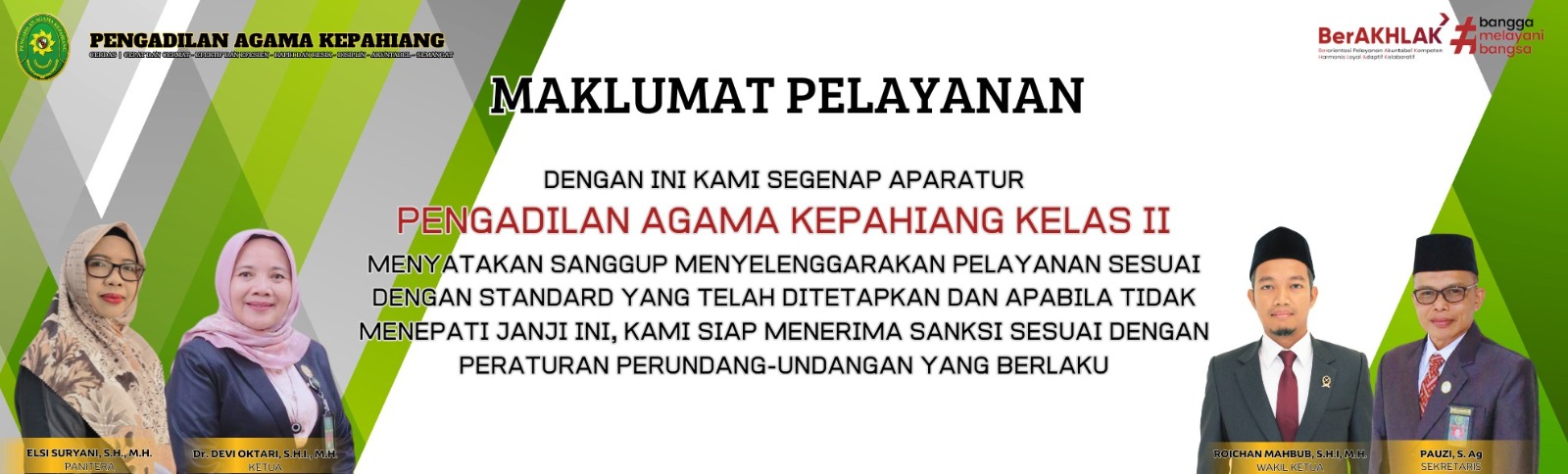 MAKLUMAT PELAYANAN 2025