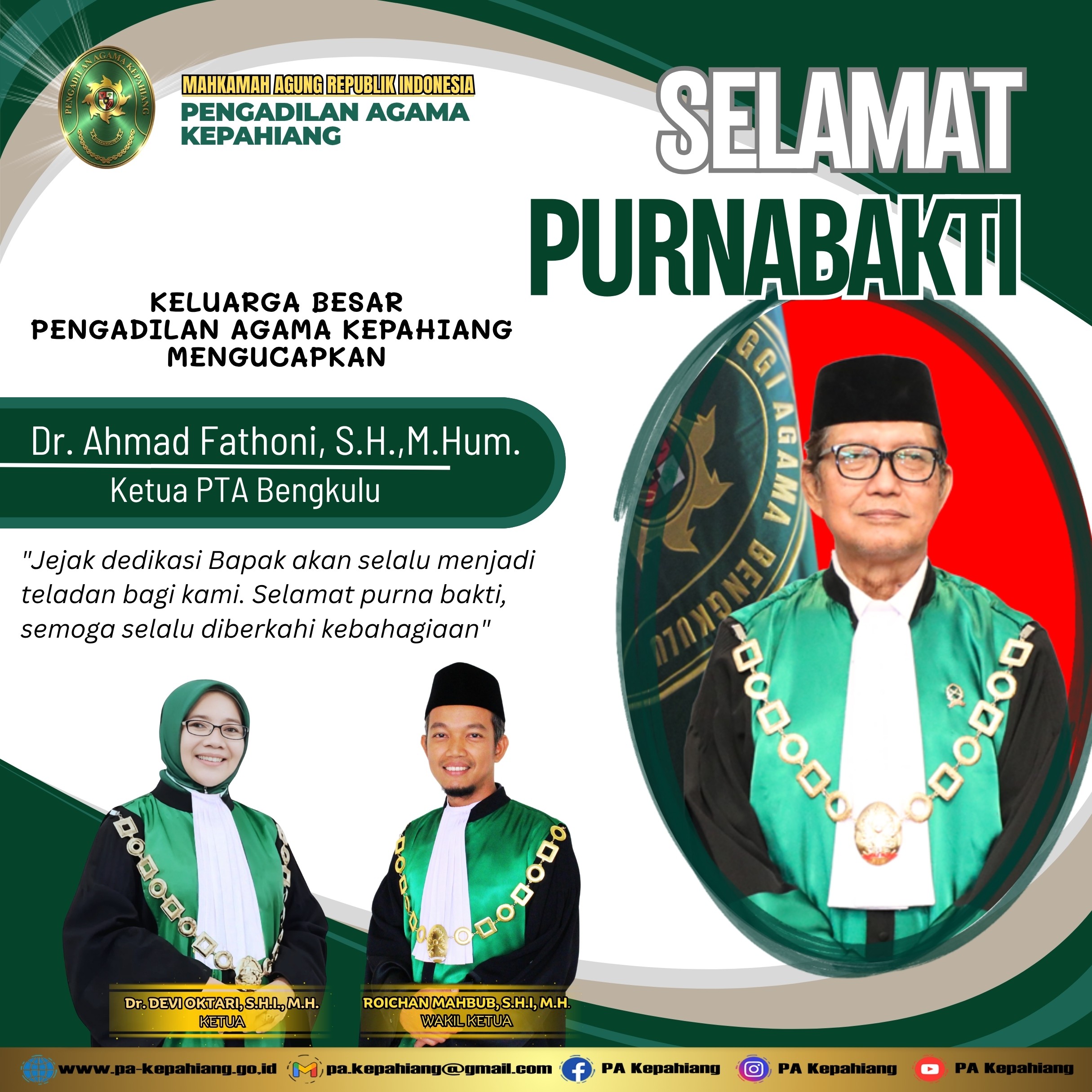 Selamat Purnabakti