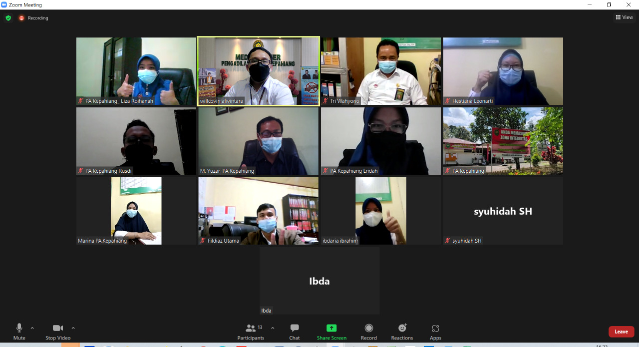 rapat APM Zoom 1
